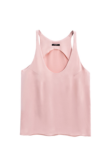 Майка из атласной вискозы