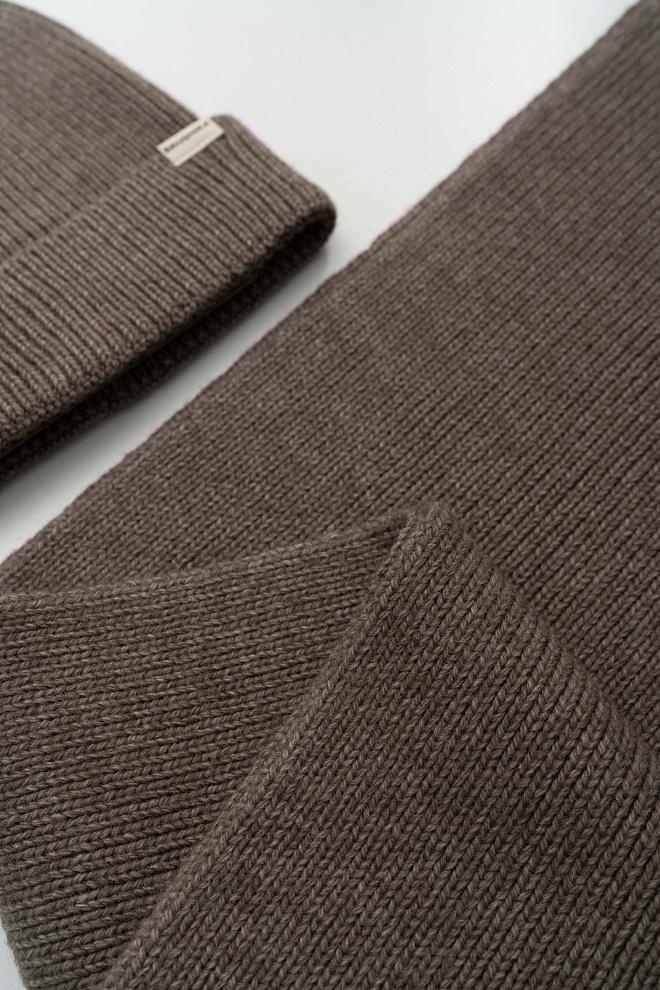 Шарф из шерсти альпака