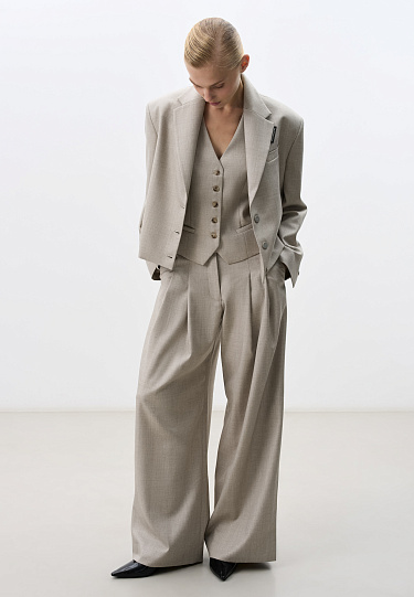 Классический жилет из шерсти