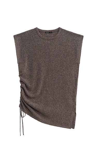 Трикотажный жилет на кулиске