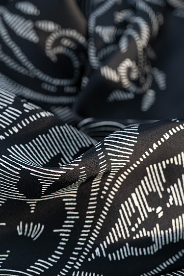 Принтованное платье-рубашка