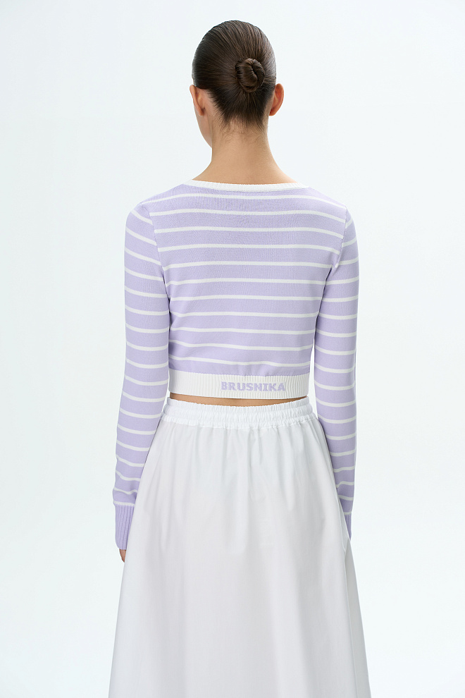 Топ с длинными рукавами