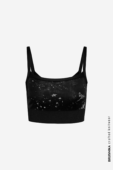 Топ с жаккардовым рисунком