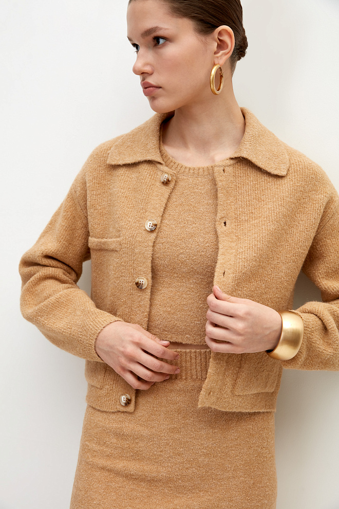 Трикотажный топ из шерсти