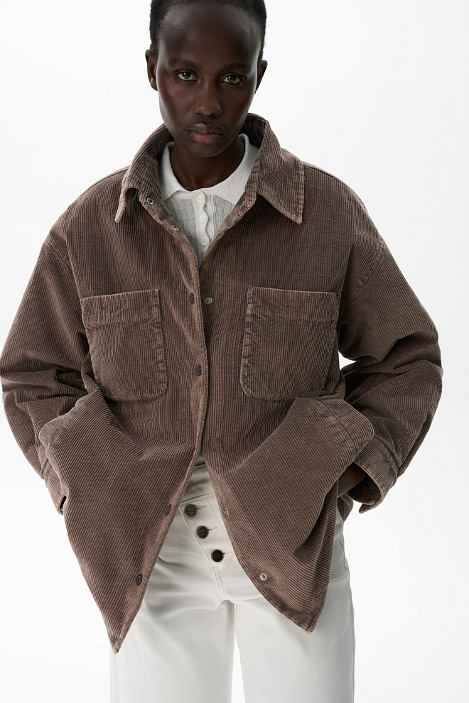 Вельветовая куртка из хлопка