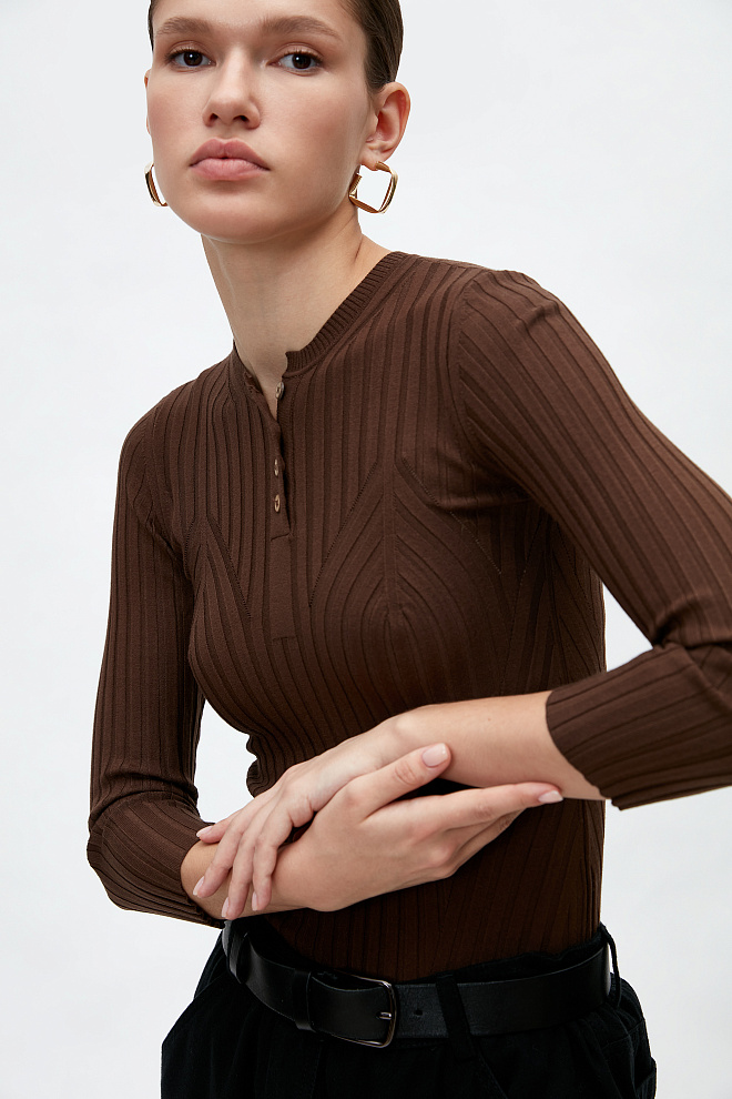 Топ с рукавами 3/4