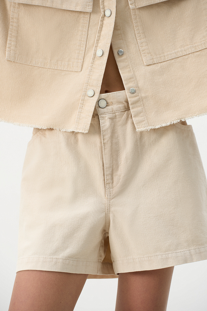 Вельветовые шорты