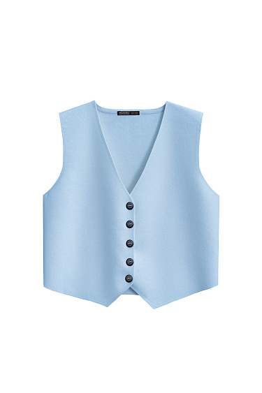 Трикотажный жилет из вискозы