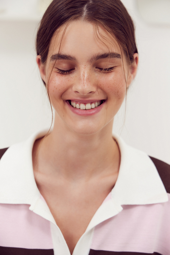 Футболка с воротником поло