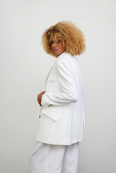 Классический жакет из 100% льна