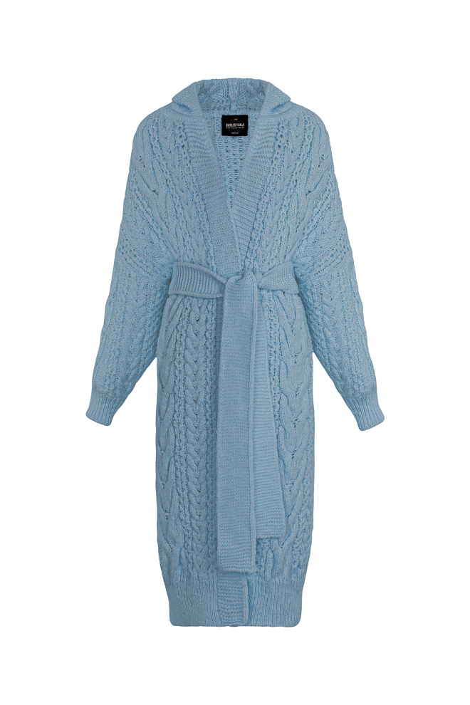 Вязаный кардиган из шерсти