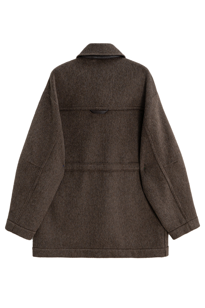 Куртка из 100% шерсти на кулиске