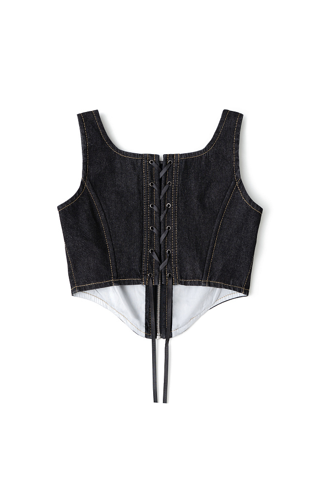 Джинсовый корсет
