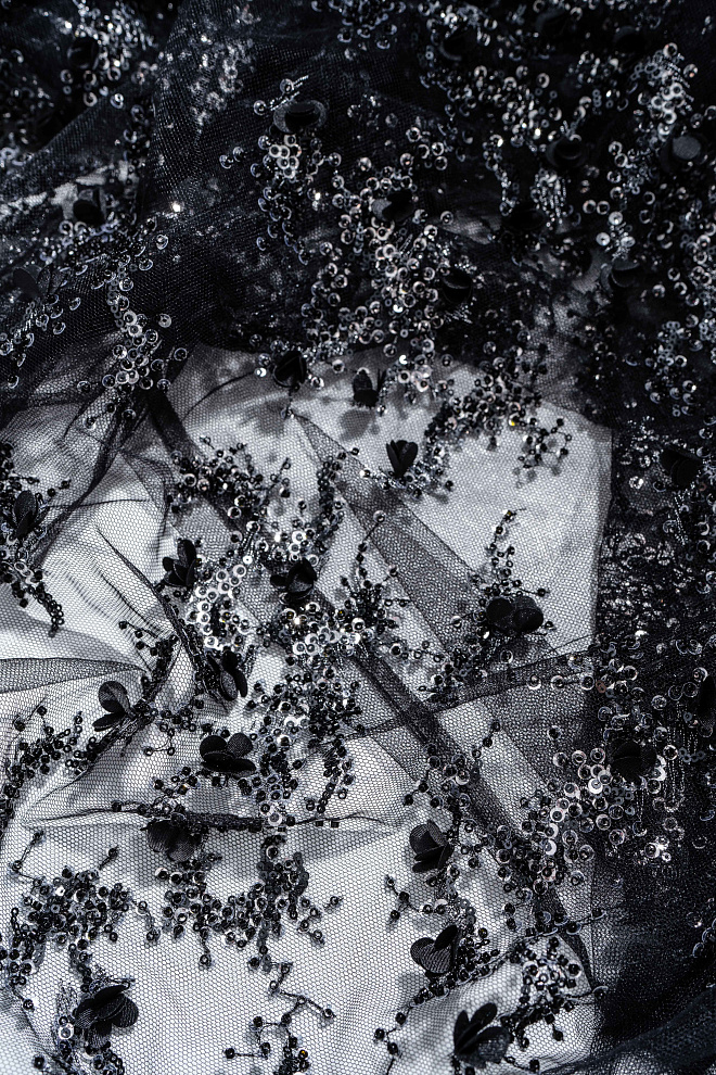 Юбка макси с цветочным орнаментом