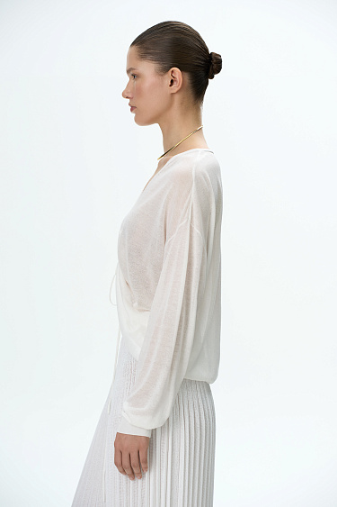 Топ с кулиской