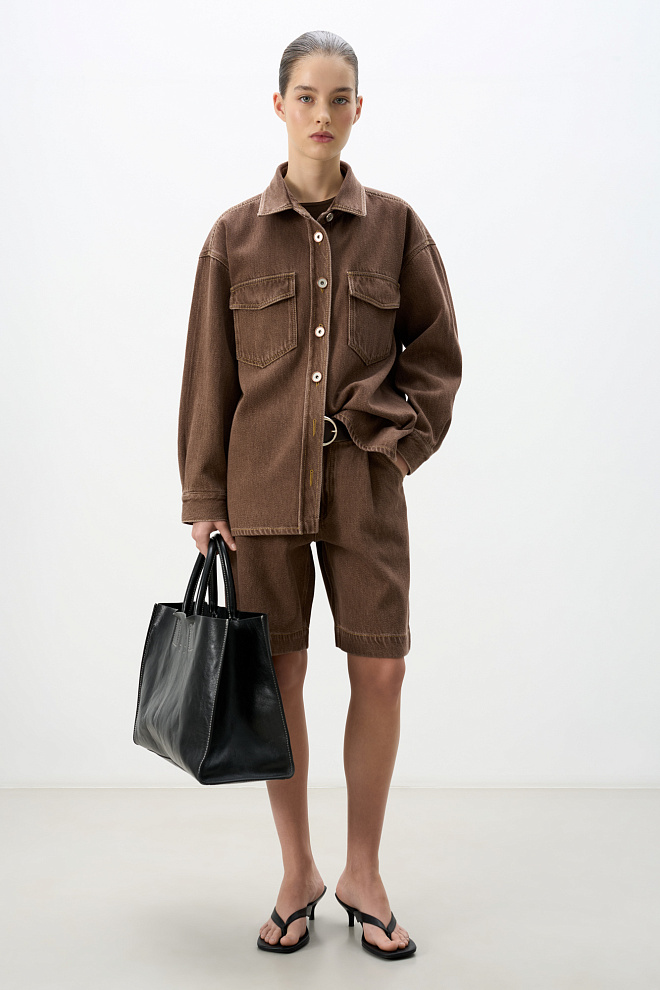 Джинсовые шорты из 100% хлопка