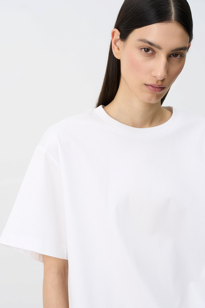 Oversize футболка из хлопка