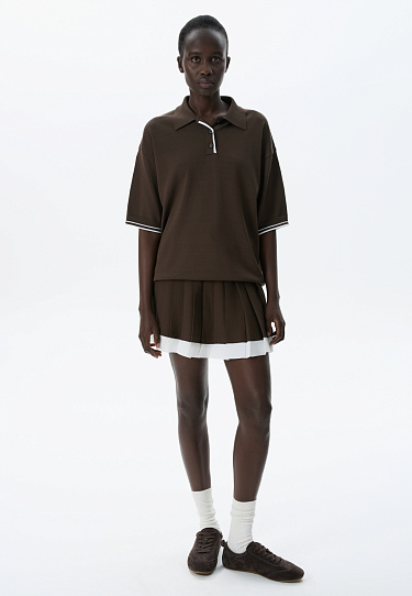 Теннисная юбка плиссе