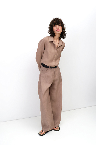 Брюки из 100% льна