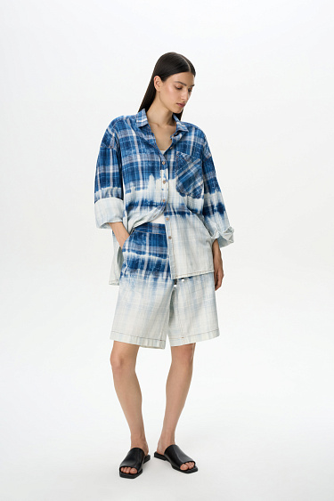 Шорты тай-дай из 100% хлопка