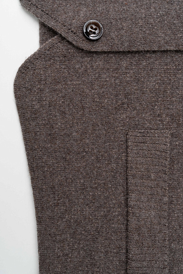 Трикотажный жилет из шерсти с кашемиром