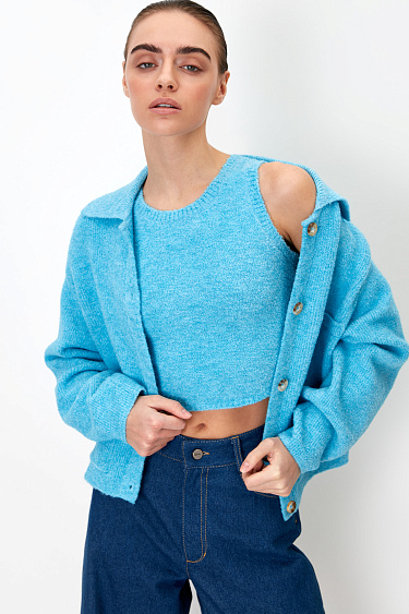 Трикотажный топ из шерсти