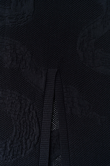 Юбка макси с жаккардовым узором