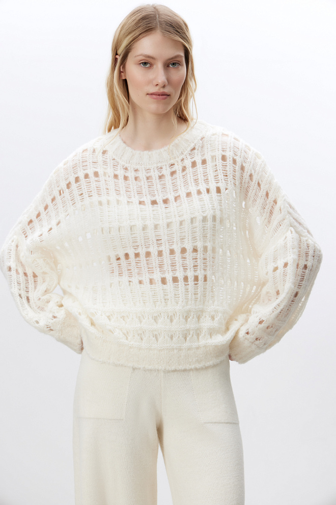 Трикотажный джемпер с шерстью альпака