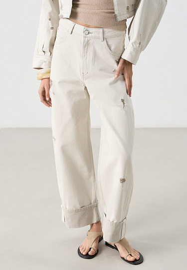 Джинсы из 100% хлопка