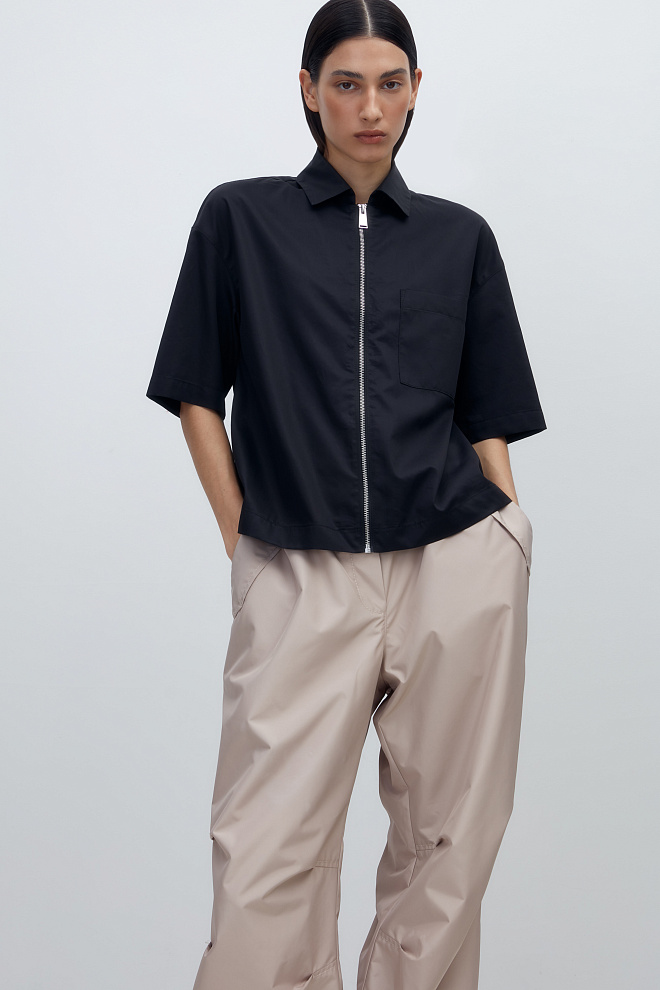 Рубашка на молнии