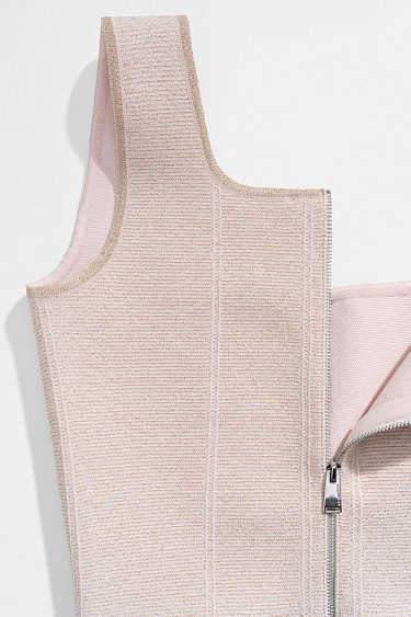 Короткий корсет с люрексом