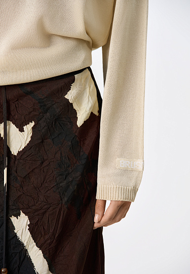 Принтованная юбка из тонкой вискозы