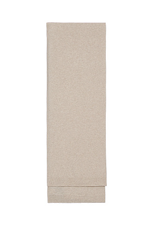 бежевый Широкий палантин из кашемира и шерсти.