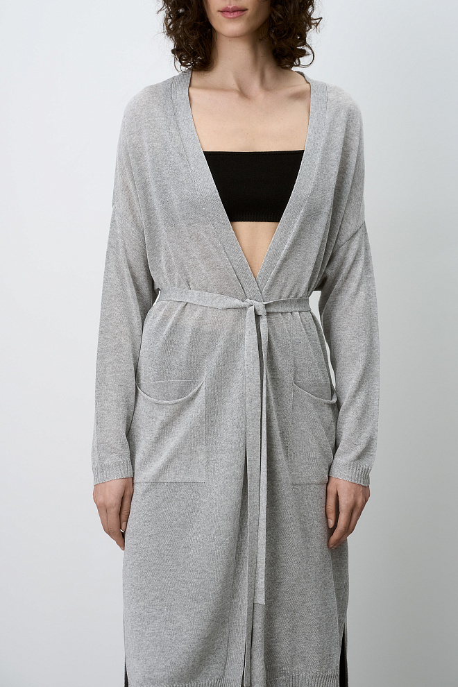 Длинный кардиган из вискозы