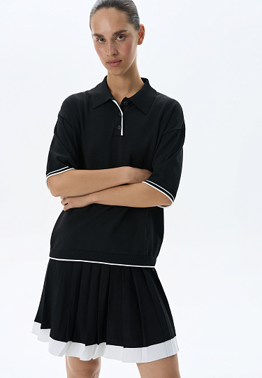 Теннисная юбка плиссе