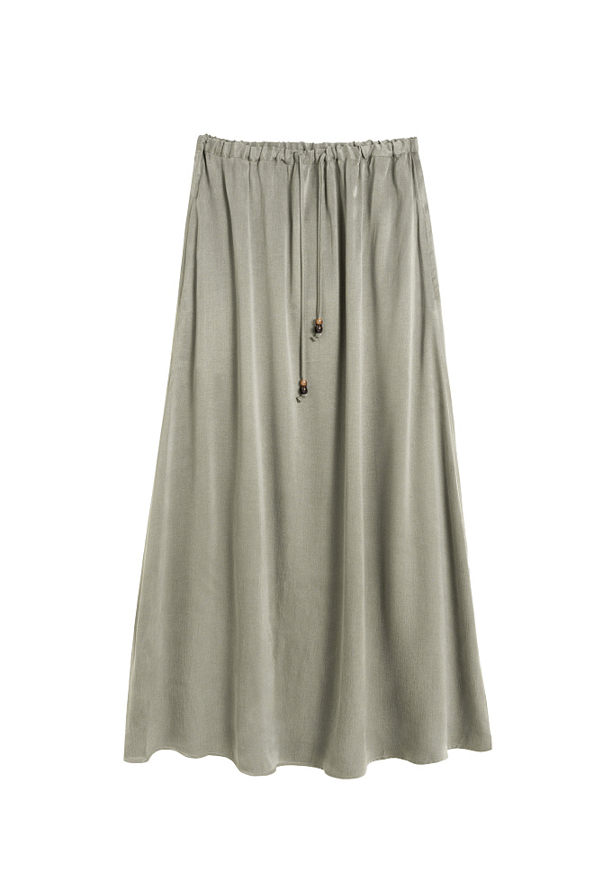 Юбка макси на кулиске из 100% вискозы