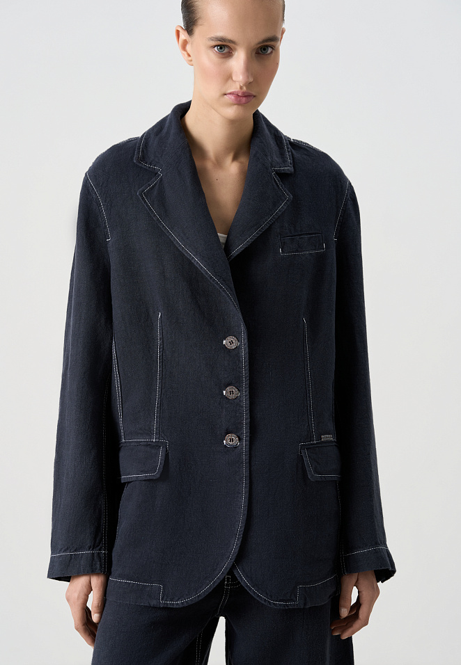 Жакет из 100% льна