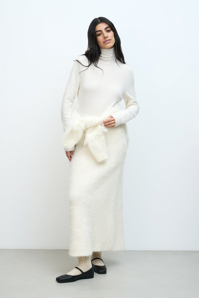 Трикотажная водолазка из шерсти 