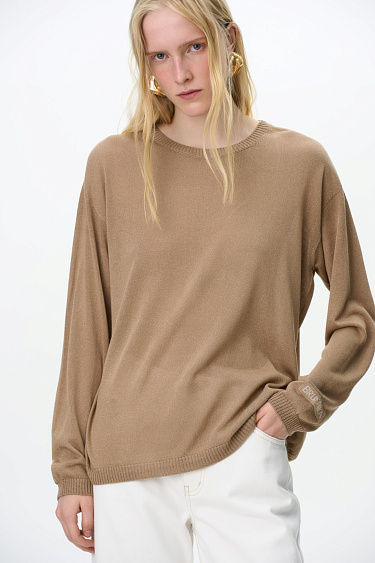 Лонгслив из тонкой вискозы