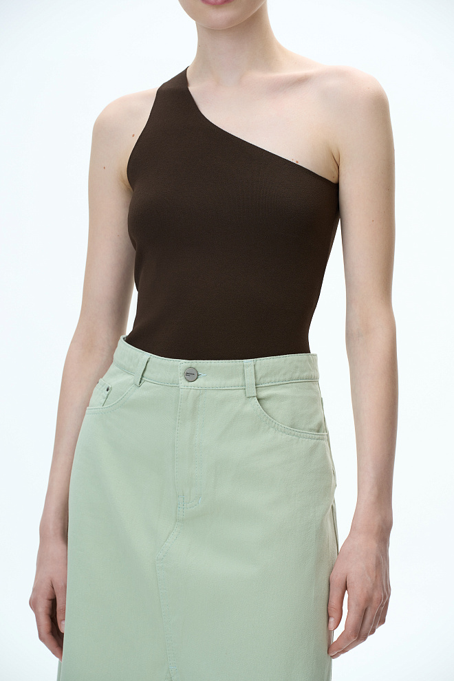 Джинсовая юбка из 100% хлопка