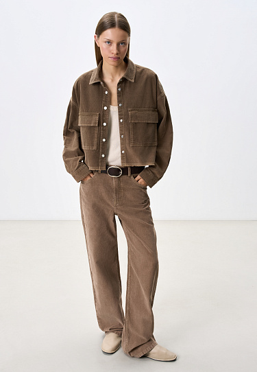 Вельветовые брюки из 100% хлопка