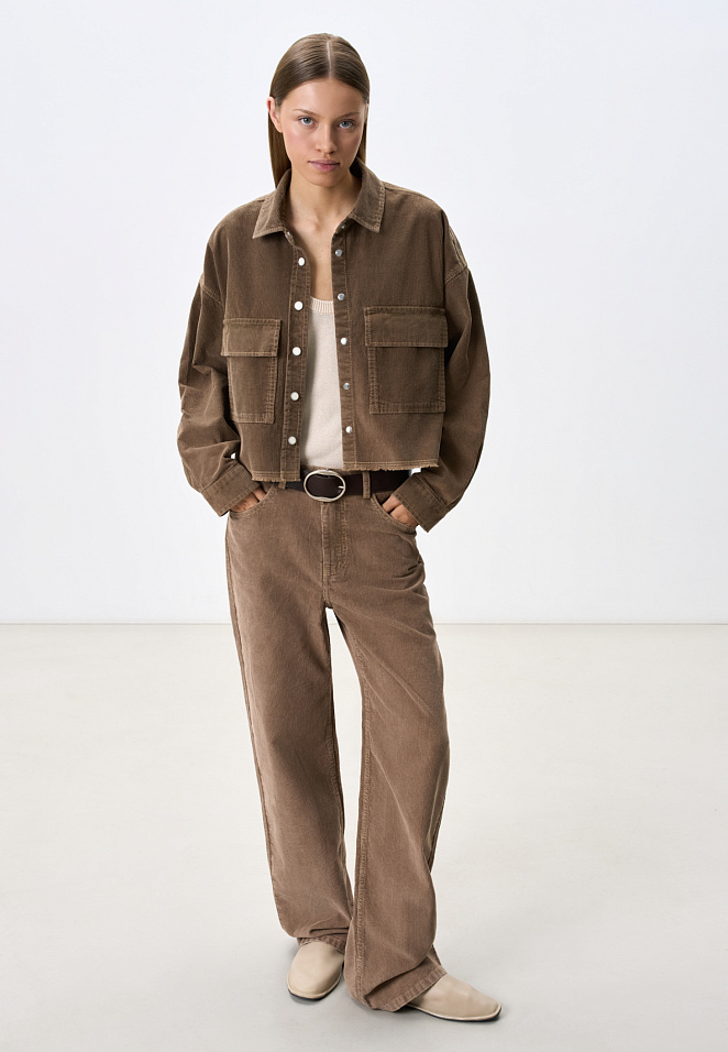 Вельветовые брюки из 100% хлопка