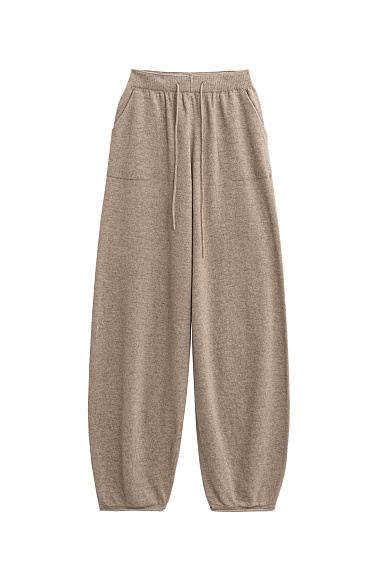 Брюки-бананы из кашемира