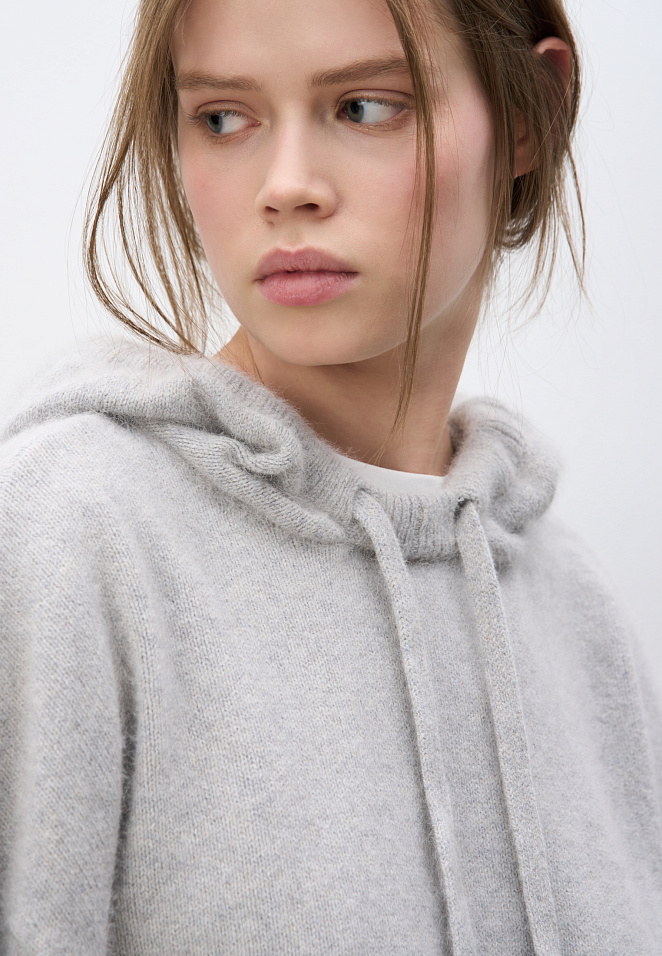 Худи из пуха лисы