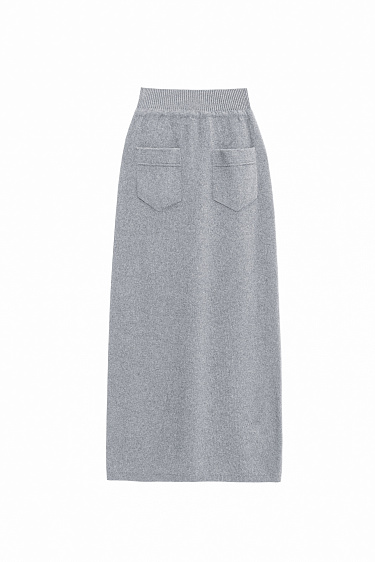 Трикотажная юбка из кашемира и шерсти