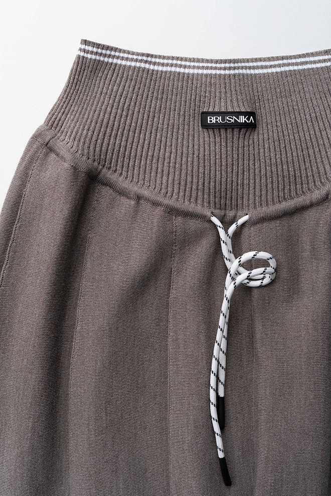 Юбка миди на кокетке 