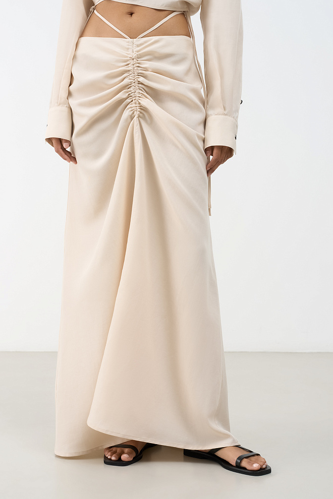 Юбка с завязками из 100% вискозы