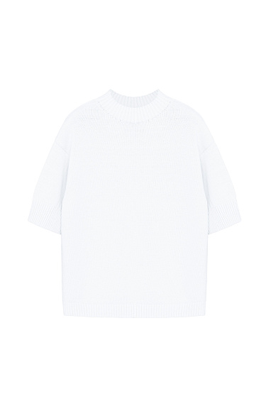 Хлопковая футболка с коротким рукавом