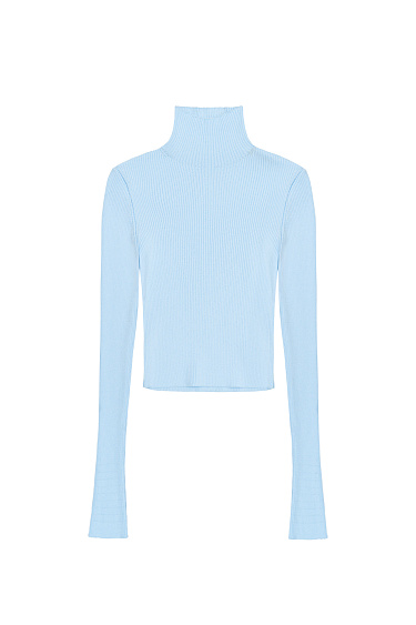 Укороченная водолазка из вискозы