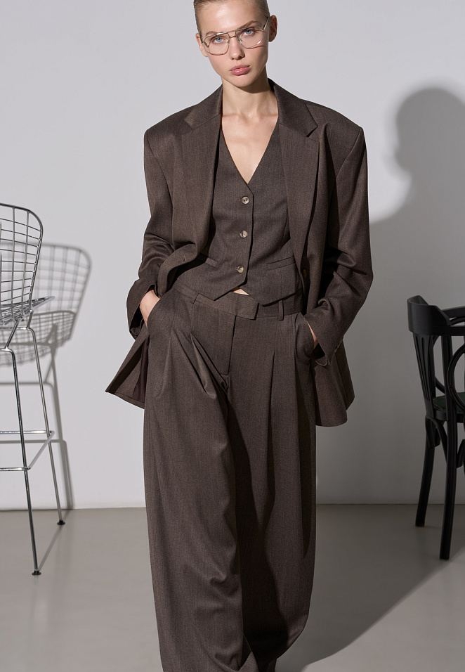 Жакет из фланели 